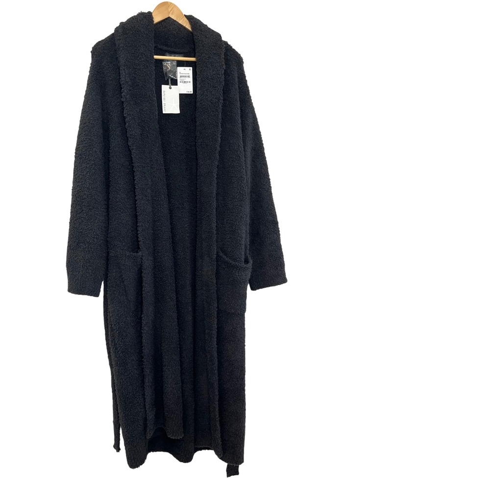 Barefoot Dreams CozyChic Solid Robe Carbon  BDUCC22124 Size 2 NEW